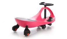 Smart car Бибикар с полиуретановыми колесами розовая ― AmigoToy