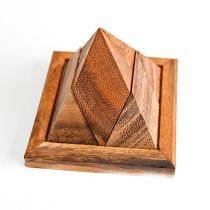 Деревянная головоломка Пирамида из 5 частей