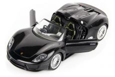 Машинка р/у 1:24 Meizhi лиценз. Porsche 918 металлическая (черный)  ― AmigoToy