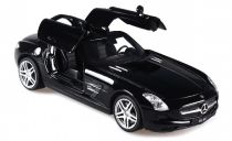 Машинка р/у 1:24 Meizhi лиценз. Mercedes-Benz SLS AMG металлическая (черный) 