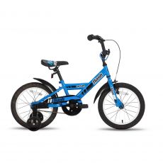Велосипед 16" PRIDE FLASH Сине-черный глянцевый 2015 ― AmigoToy