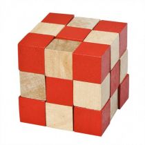 Деревянная головоломка Куб Змейка