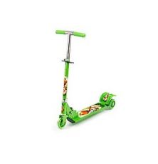 Самокат Bambi BB 3-008-1 зеленый/динозаврик ― AmigoToy