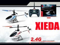 Вертолёт 4-к микро р/у 2.4GHz Xieda 9928 (синий)