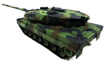 Танк р/у 2.4GHz 1:16 Heng Long Leopard II A6 в металле с пневмопушкой и дымом (HL3889-1PRO)