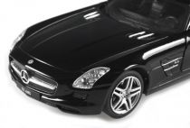 Машинка р/у 1:24 Meizhi лиценз. Mercedes-Benz SLS AMG металлическая (черный) 