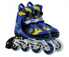 Ролики MaxCity Little Rabbit Combo Blue р. 31-34 ― AmigoToy