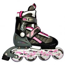 Роликовые коньки Explore Power Flex Розовые р. М