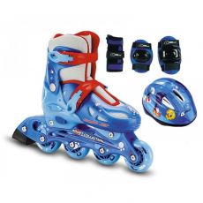 Набор роликовые коньки и защита СК Combo Jet Blue р.27-30 ― AmigoToy