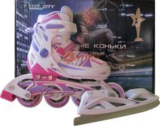 Ролики MaxCity Universal Girl р. 31-34 ― AmigoToy